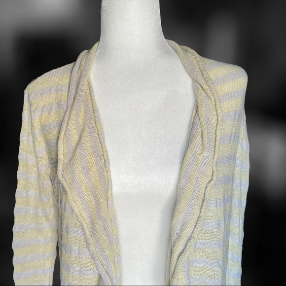 Free People Knitted Open Front Duster Cardigan Size S - Picture 2 of 4